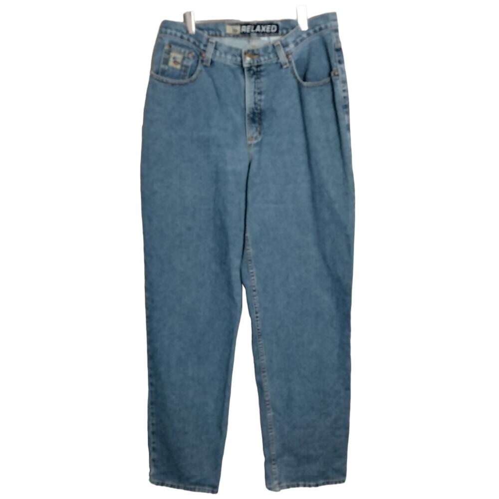 Vintage 90s Cruel Girl Sz 15 Relaxed Baggy Fit Mom Jeans 100% Cotton High Waist
